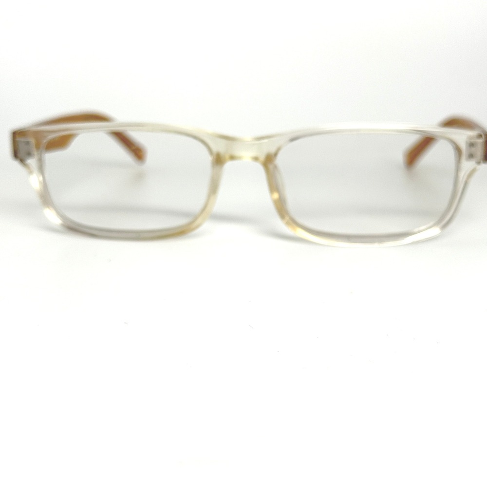 Converse Q009 UF Eyeglasses Frames‎ 51-17-140 Crystal Clear Amber Yellow 22158